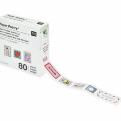 Naklejki papierowe na rolce Chingu - Paper Poetry - 80 szt.