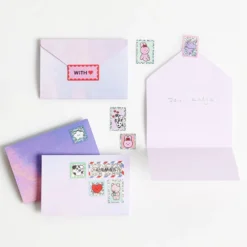 Naklejki papierowe na rolce Chingu - Paper Poetry - 80 szt.