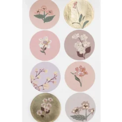 Naklejki papierowe Nature - Paper Poetry - Mauve 56 szt.