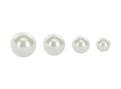 Naklejki Perełki - białe, 3-6 mm, 440 szt.