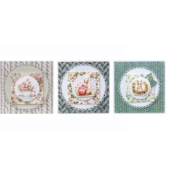 Naklejki winylowe Vintage Bunnies - DpCraft - 50 szt.