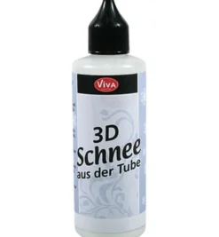 Śnieg w tubie 3D - Viva Decor - biały, 82 ml