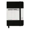 Notatnik A5 - Leuchtturm1917 - w kropki, czarny, 80 g/m2