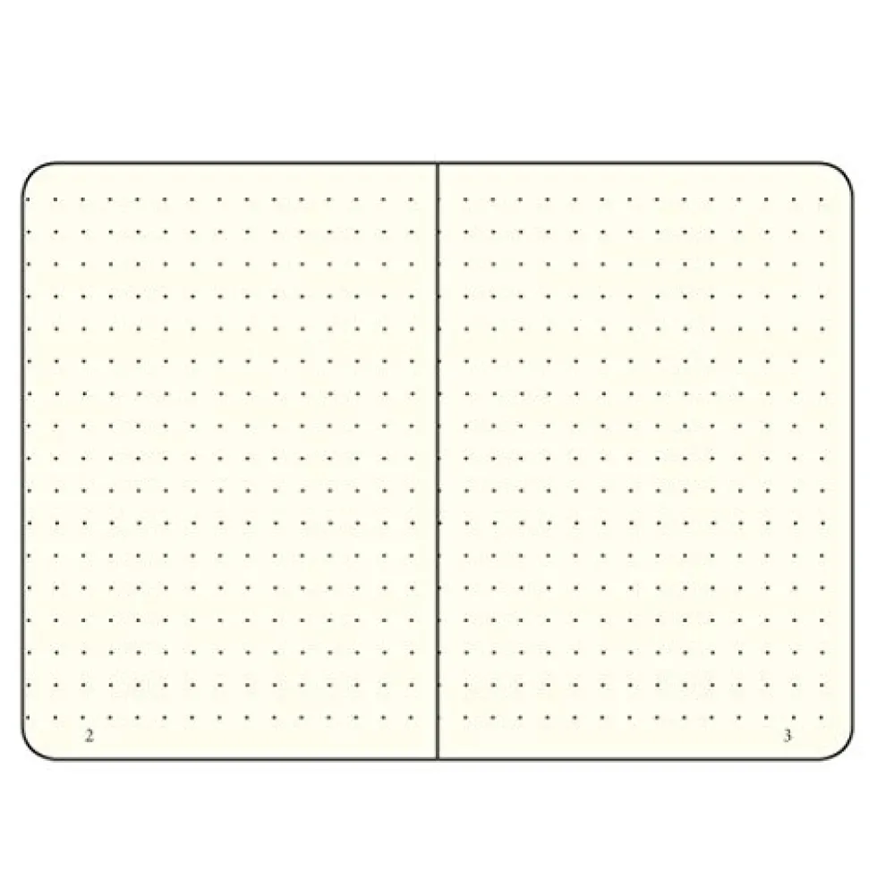 Notatnik A5 - Leuchtturm1917 - w kropki, czarny, 80 g/m2