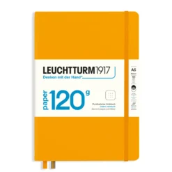 Notatnik A5 - Leuchtturm1917 - w kropki, Rising Sun, twarda okładka, 120 g