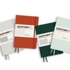 Notatnik A5 - Leuchtturm1917 - w kropki, twarda okładka, Forest Green, 80 g/m2