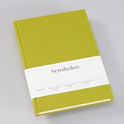 Notatnik Classic A5 - Semikolon - Matcha, w kropki, 176 stron