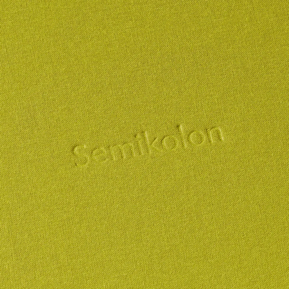 Notatnik Classic A5 - Semikolon - Matcha, w kropki, 176 stron