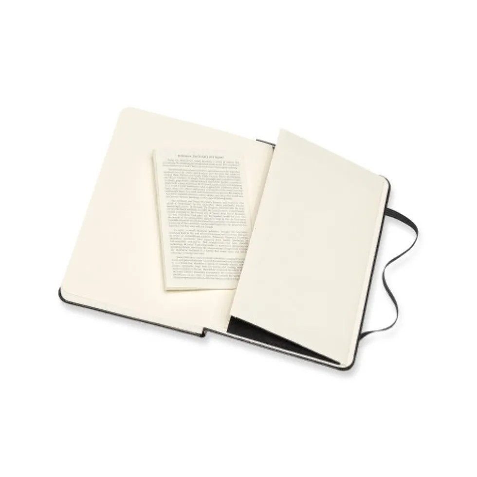 Notatnik do akwareli - Moleskine - gładki twardy kieszonkowy czarny