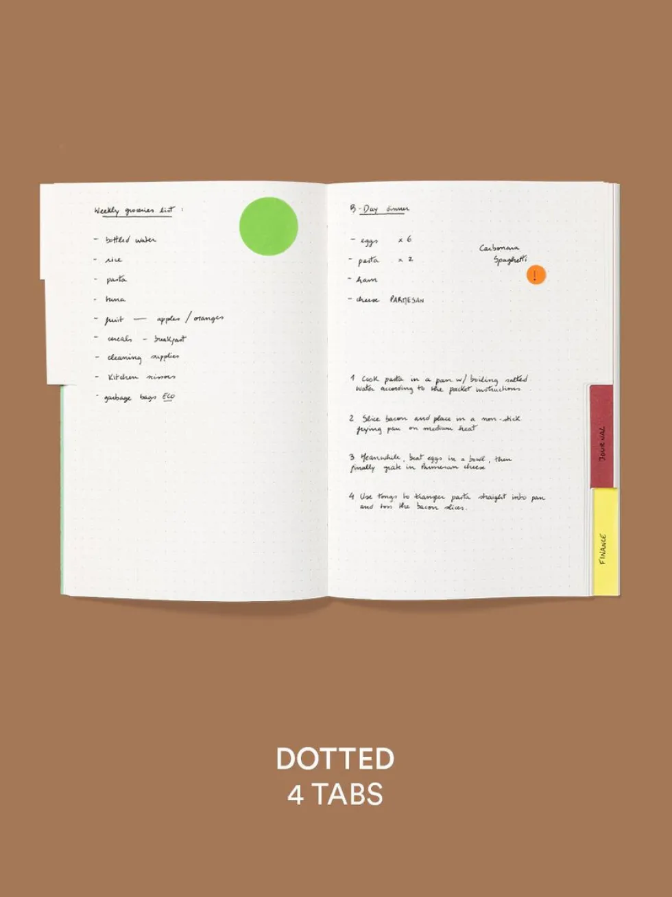Notatnik Dotted A5 - mishmash - Moss