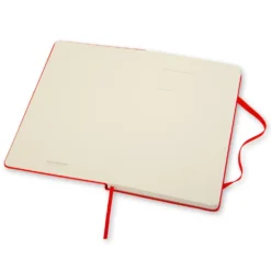 Notatnik gładki A5 - Moleskine - czerwony twarda okładka
