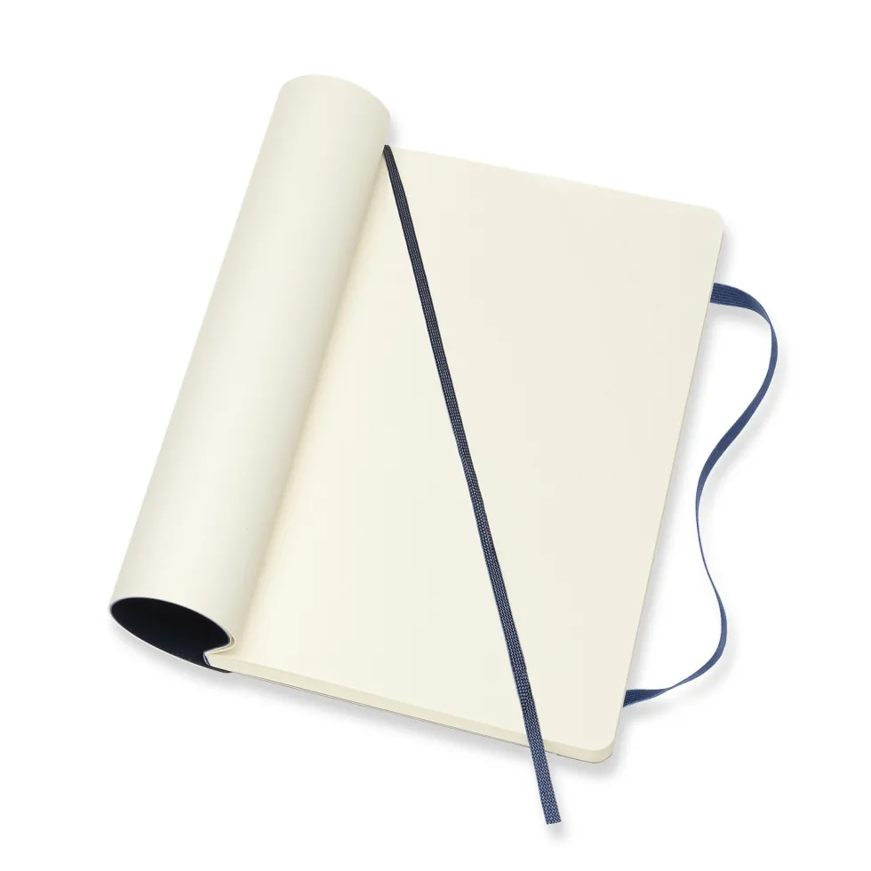 Notatnik gładki A5 - Moleskine - granatowy miękka okładka
