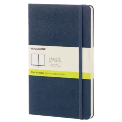 Notatnik gładki Classic 13 x 21 cm - Moleskine - granatowy twarda okładka