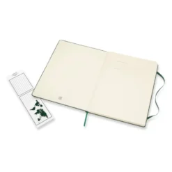 Notatnik gładki XL - Moleskine - ciemnozielony twarda okładka