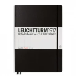 Notatnik Master Classic - Leuchtturm1917 - gładki, czarny, A4+
