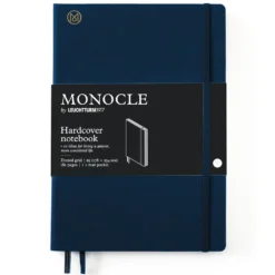 Notatnik Monocle B5 - Leuchtturm1917 - w kropki, twarda okładka, Navy, 80 g