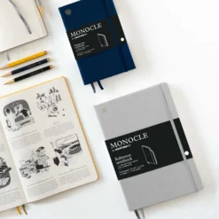 Notatnik Monocle B5 - Leuchtturm1917 - w kropki, twarda okładka, Navy, 80 g