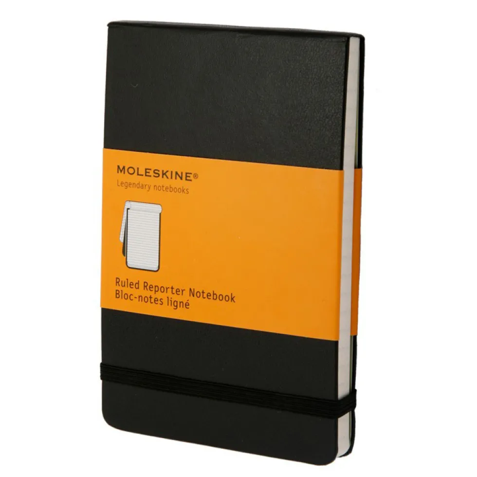 Notatnik reporterski w linie 9 x 14 cm - Moleskine - twarda okładka