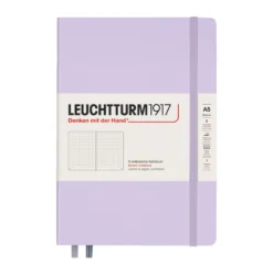 Notatnik Smooth Colours A5 - Leuchtturm1917 - w kropki, twarda okładka, Lilac, 80 g/m2