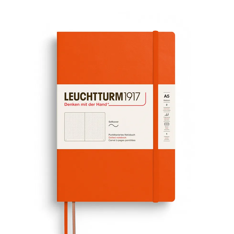 Notatnik w kropki A5 - Leuchtturm1917 - Pumpkin