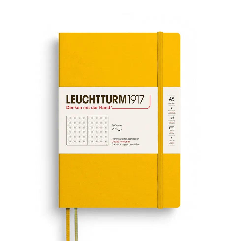 Notatnik w kropki A5 - Leuchtturm1917 - Sunflower