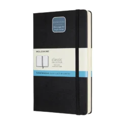 Notatnik w kropki A5 - Moleskine - czarny twarda okładka