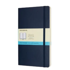 Notatnik w kropki A5 - Moleskine - granatowy miękka okładka
