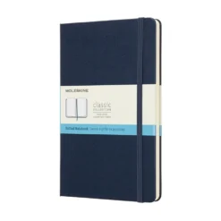 Notatnik w kropki A5 - Moleskine - granatowy twarda okładka