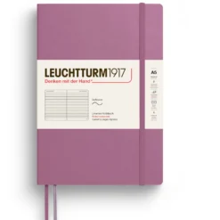 Notatnik w linię A5 - Leuchtturm1917 - Dusty Rose, miękka okładka