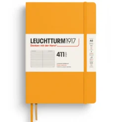 Notatnik w linie 411 A5 - Leuchtturm1917 - Rising Sun twarda okładka
