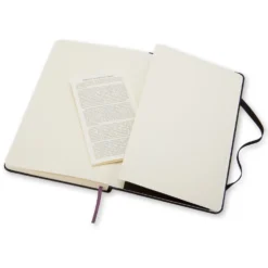Notatnik w linie A5 - Moleskine - czarny twarda okładka