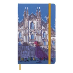 Notatnik w linie I am Milan 13 x 21 cm - Moleskine - twarda okładka