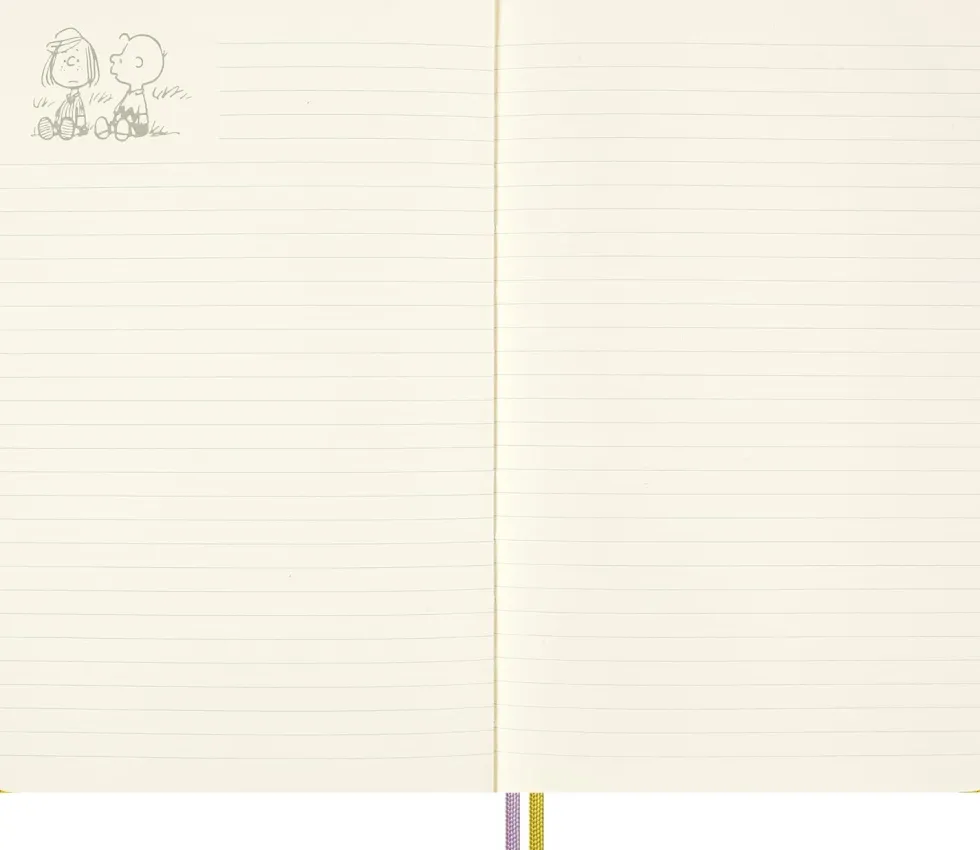 Notatnik w linie Peanuts Patty 13 x 21 cm - Moleskine - twarda okładka