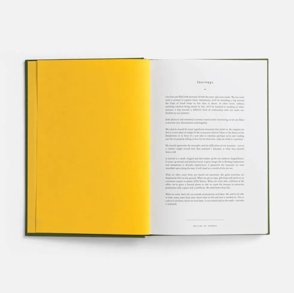 Notatnik Writing as Therapy Journeys - The School of Life - 192 strony