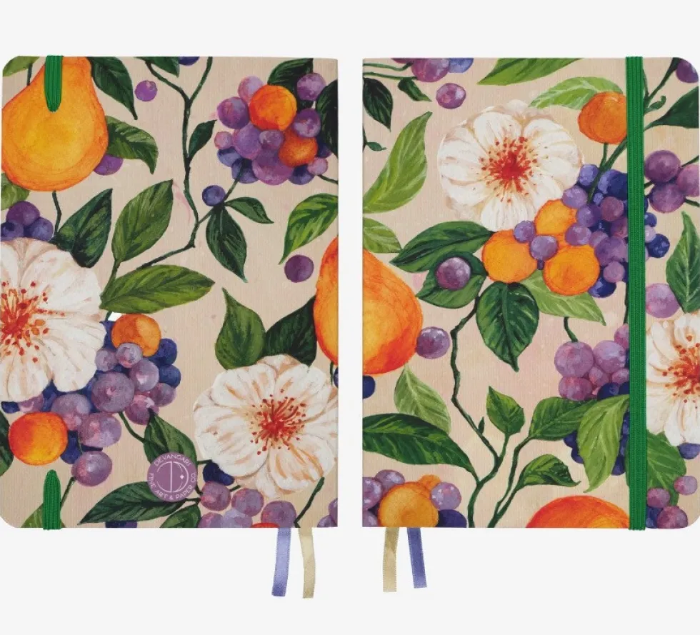 Notes Blooming Orchard A5 - Devangari - w kropki, miękka okładka, 120 g/m2