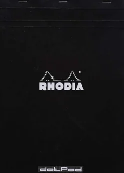 Notes dotPad - Rhodia - w kropki, czarny, A4, 80 g, 80 ark.
