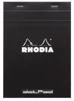 Notes dotPad - Rhodia - w kropki, czarny, A5, 80 g, 80 ark.