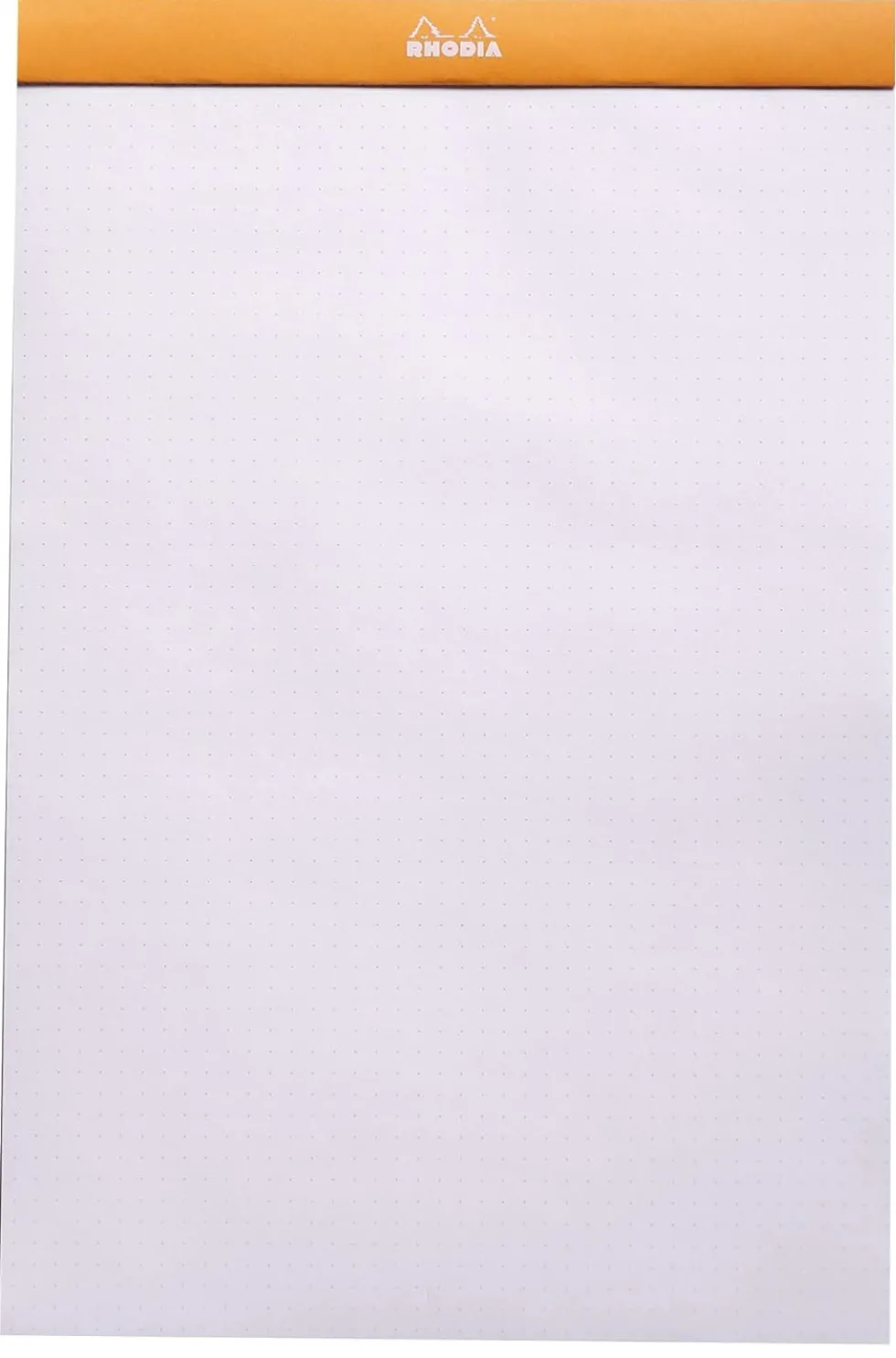 Notes dotPad - Rhodia - w kropki, pomarańczowy, A4+, 80 g, 80 ark.
