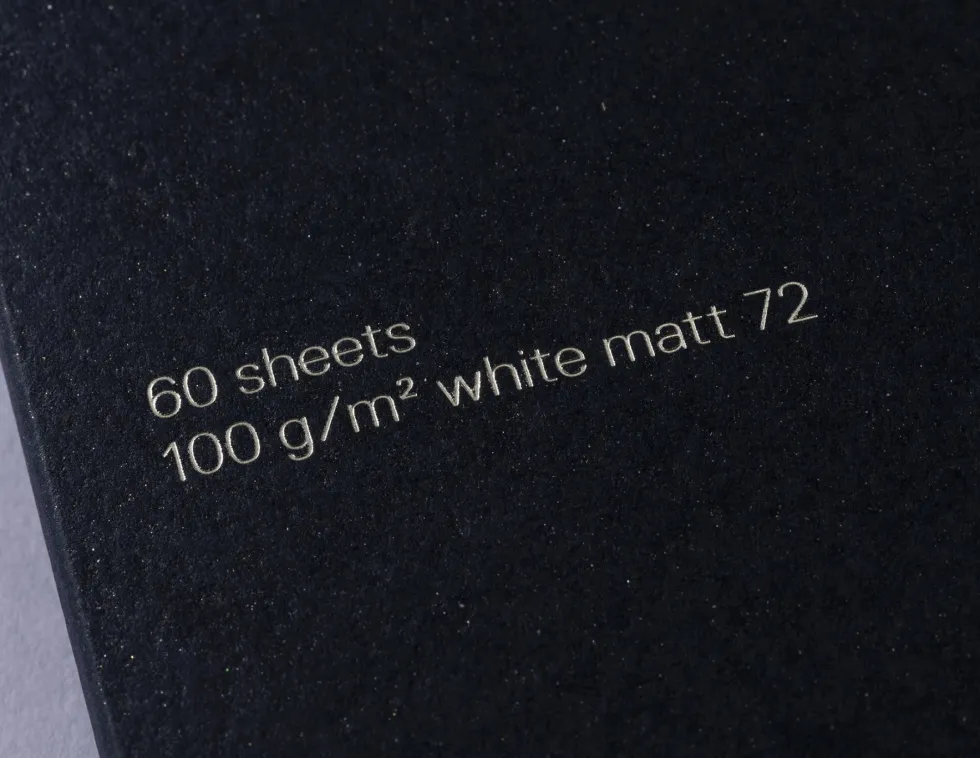Notes gładki B6 - Gmund - Moonlight Blue 100 g 60 ark.