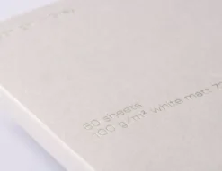 Notes gładki B6 - Gmund - Moonlight Grey 100 g 60 ark.