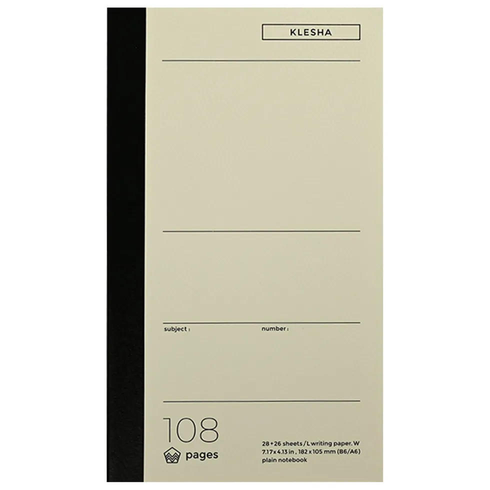 Notes gładki Klesha B6 - Life
