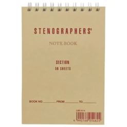 Notes na spirali Stenographer's A6 - Life - piaskowy