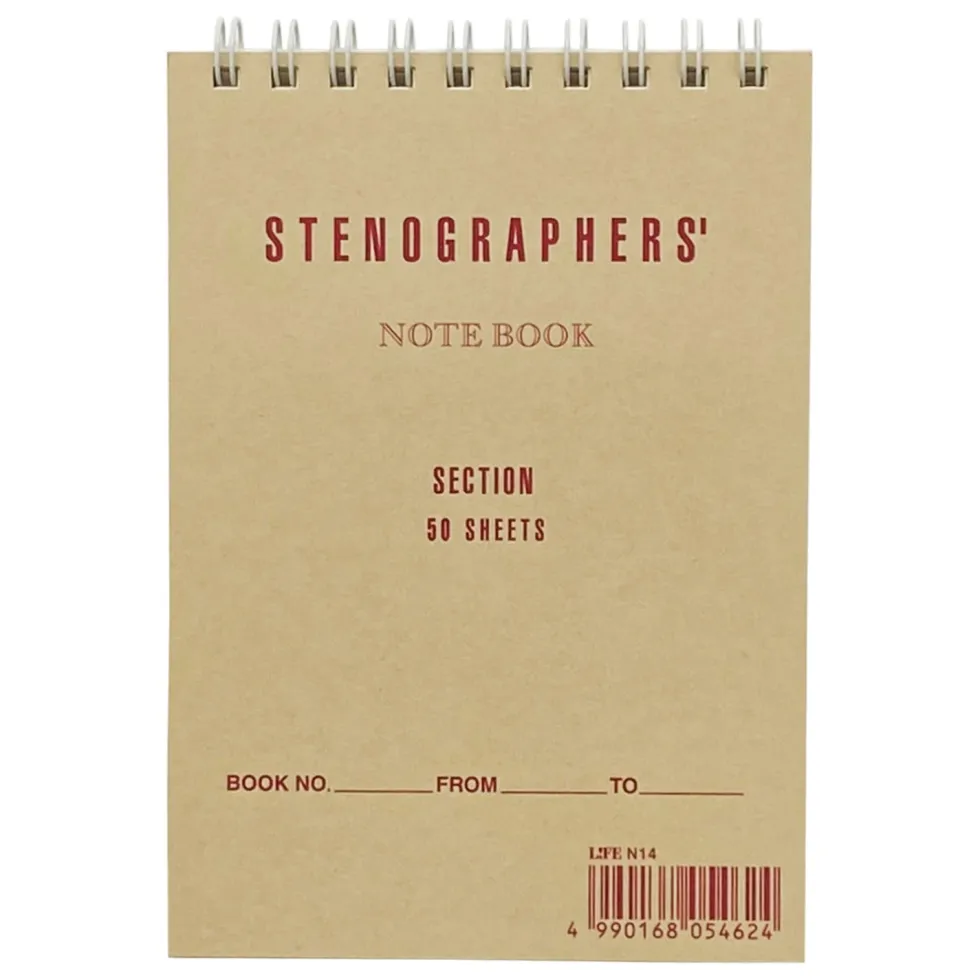 Notes na spirali Stenographer's A6 - Life - piaskowy