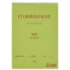 Notes na spirali Stenographer's A5 - Life - zielony