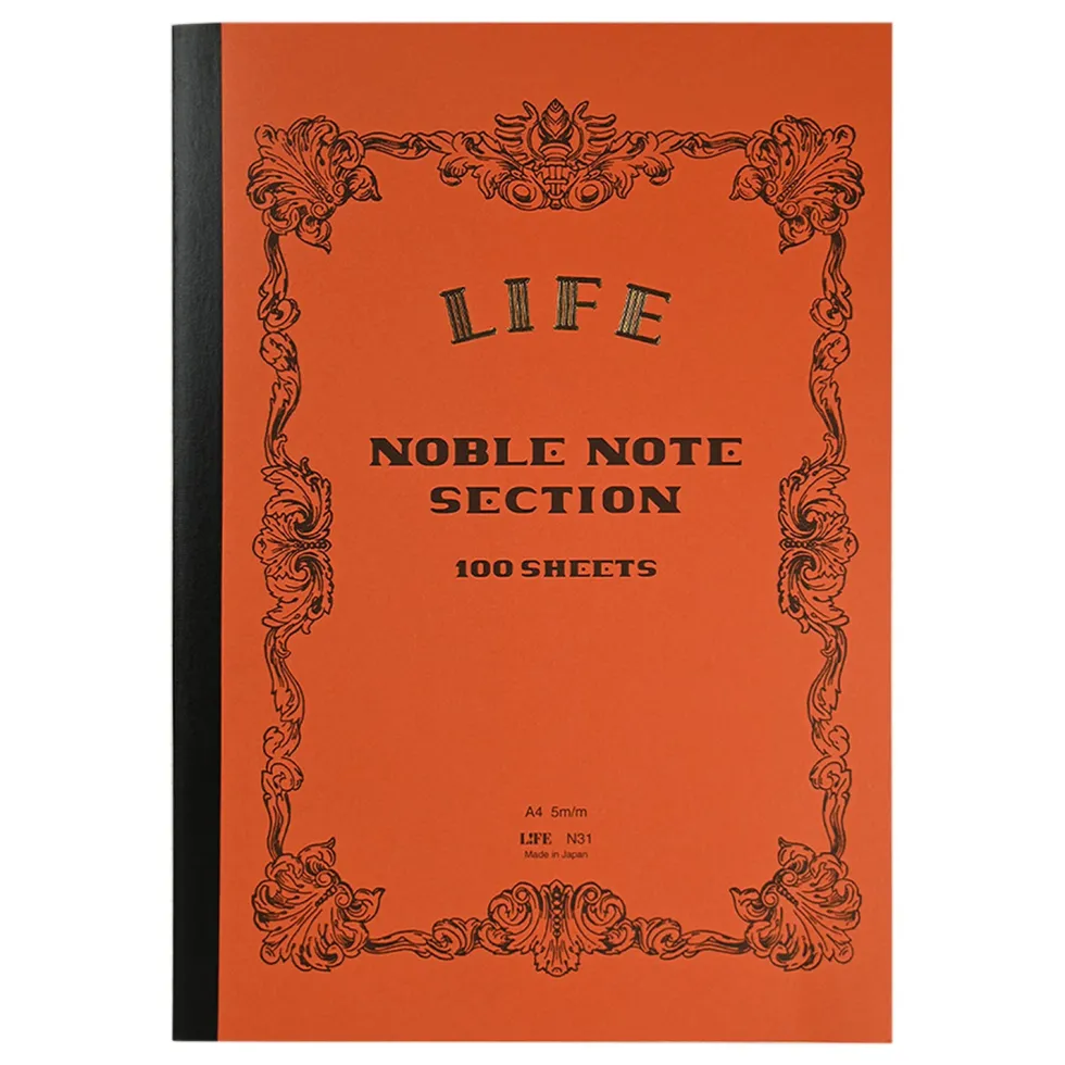 Notes Noble Note A4 - Life - pomarańczowy
