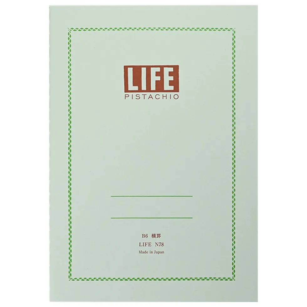 Notes Pistachio B6 - Life - szałwiowy