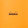 Notes - Rhodia - w kratkę, pomarańczowy, A5, 80 g, 48 ark.