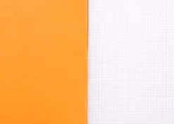 Notes - Rhodia - w kratkę, pomarańczowy, A5, 80 g, 48 ark.