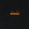 Notes - Rhodia - w kropki, czarny, A5, 80 g, 48 ark.