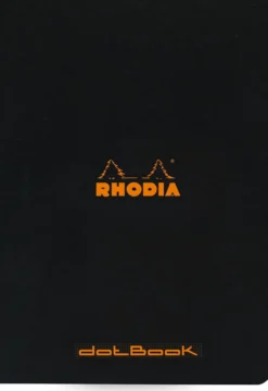 Notes - Rhodia - w kropki, czarny, A5, 80 g, 48 ark.